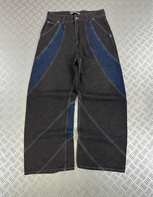 Vintage Hip Hop Denim y2k Baggy Jeans 2000s handmade