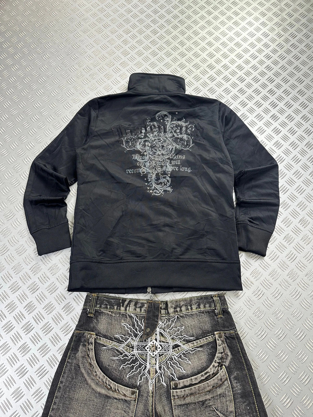 Vintage Semantic Design y2k Hip Hop Jacket 2000s