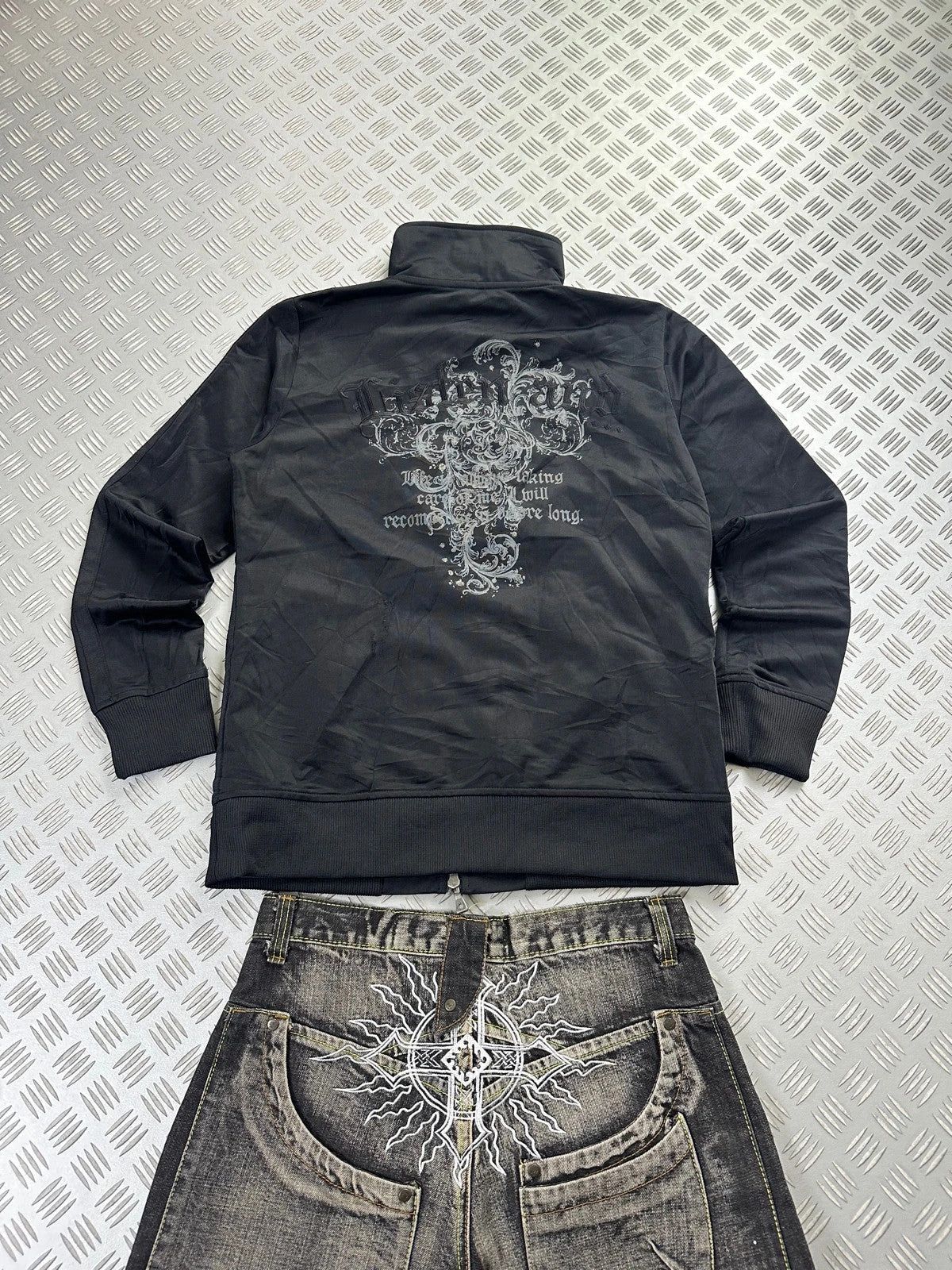 Vintage Semantic Design y2k Hip Hop Jacket 2000s