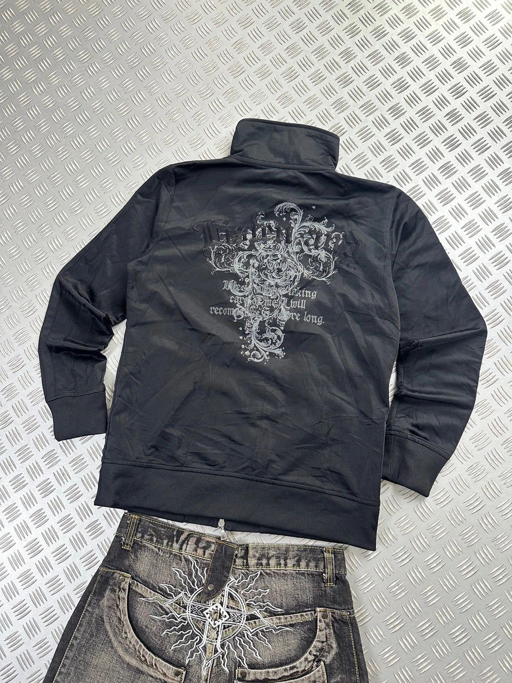 Vintage Semantic Design y2k Hip Hop Jacket 2000s