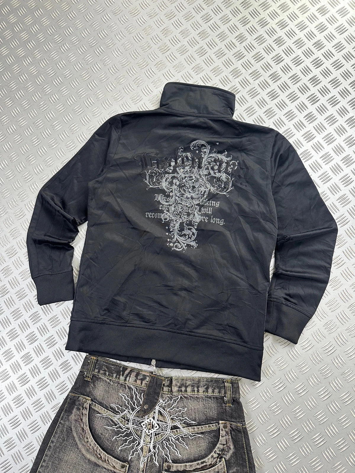 Vintage Semantic Design y2k Hip Hop Jacket 2000s