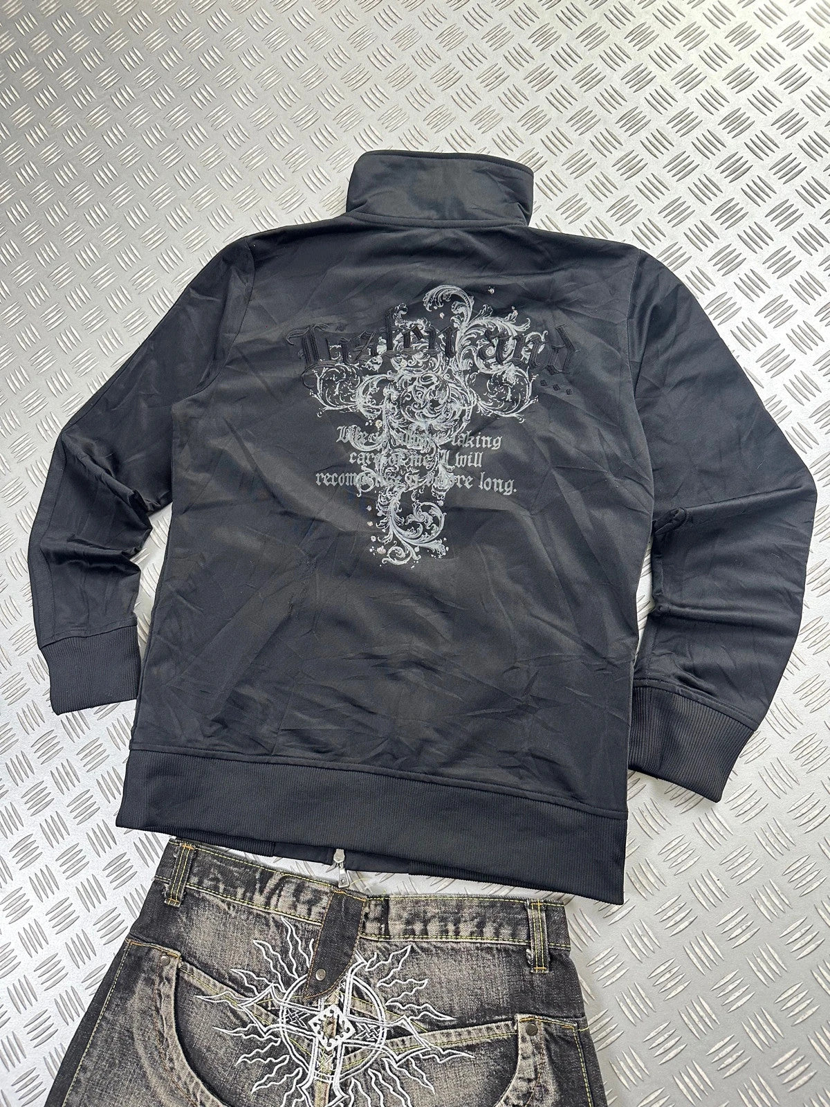 Vintage Semantic Design y2k Hip Hop Jacket 2000s