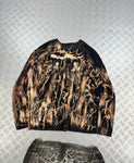 Vintage Y2k electric Hip hop Knitted sweater 2000s Handmade rare piece