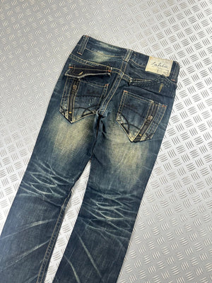 Vintage Flared y2k Japanese Boot cut jeans 2000s