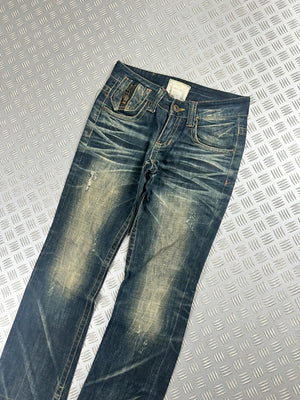 Vintage Flared y2k Japanese Boot cut jeans 2000s