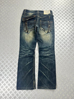 Vintage Flared y2k Japanese Boot cut jeans 2000s