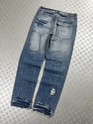 Vintage Hip Hop y2k Denim Japanese Jeans 2000s