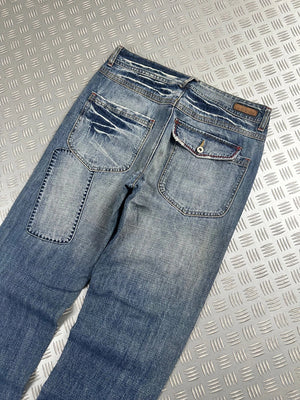 Vintage Hip Hop y2k Denim Japanese Jeans 2000s