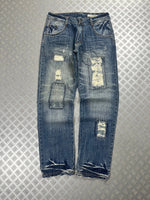 Vintage Hip Hop y2k Denim Japanese Jeans 2000s