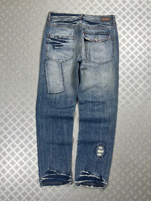 Vintage Hip Hop y2k Denim Japanese Jeans 2000s