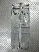 Vintage Faded y2k Japanese Hip Hop Denim Washed Jeans 2000s
