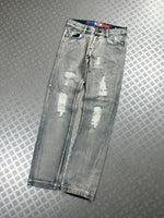 Vintage Faded y2k Japanese Hip Hop Denim Washed Jeans 2000s