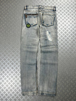 Vintage Faded y2k Japanese Hip Hop Denim Washed Jeans 2000s