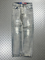 Vintage Faded y2k Japanese Hip Hop Denim Washed Jeans 2000s
