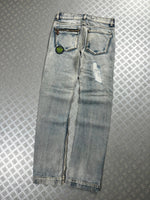 Vintage Faded y2k Japanese Hip Hop Denim Washed Jeans 2000s