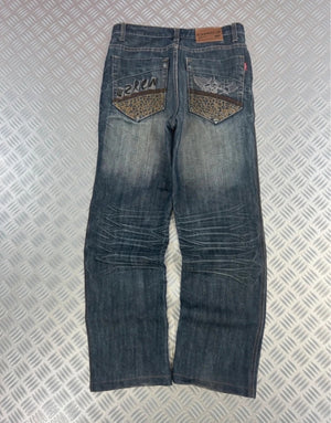Vintage y2k Flared Japanese Jeans 2000s