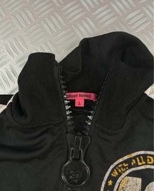 Vintage y2k Hip Hop Full zip Up Jacket 2000s