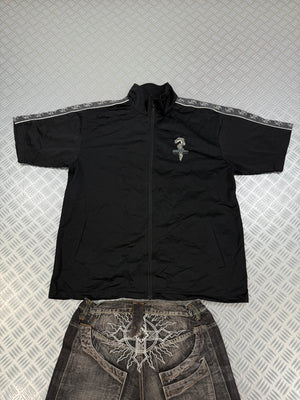 Vintage Tribal Hip Hop y2k Jacket 2000s short