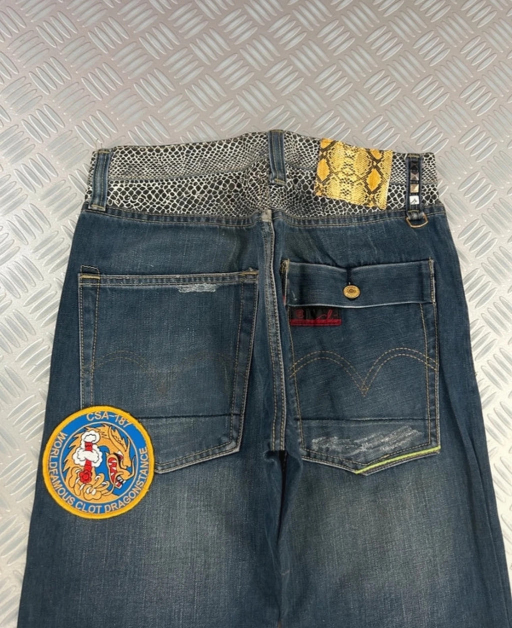 Vintage y2k Japanese jeans 2000s style