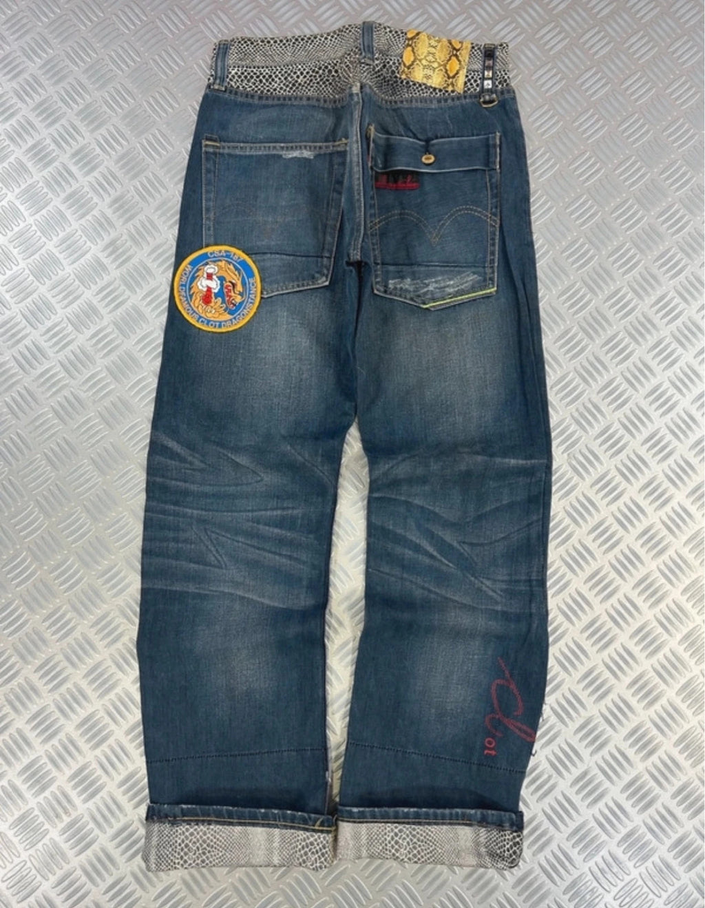 Vintage y2k Japanese jeans 2000s style