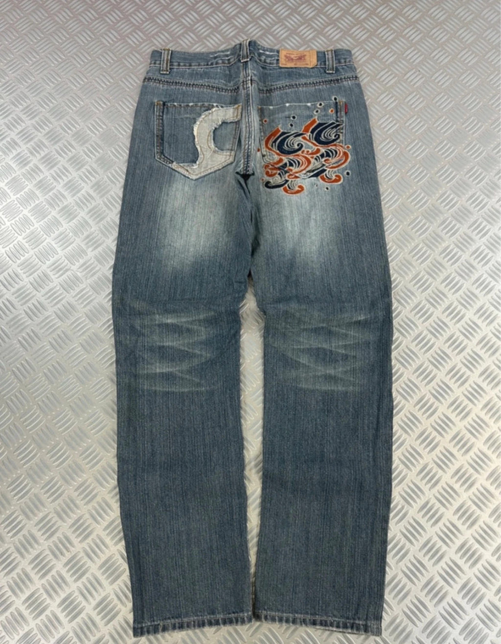 Vintage Tribal y2k japanese jeans 2000s