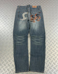 Vintage Tribal y2k japanese jeans 2000s