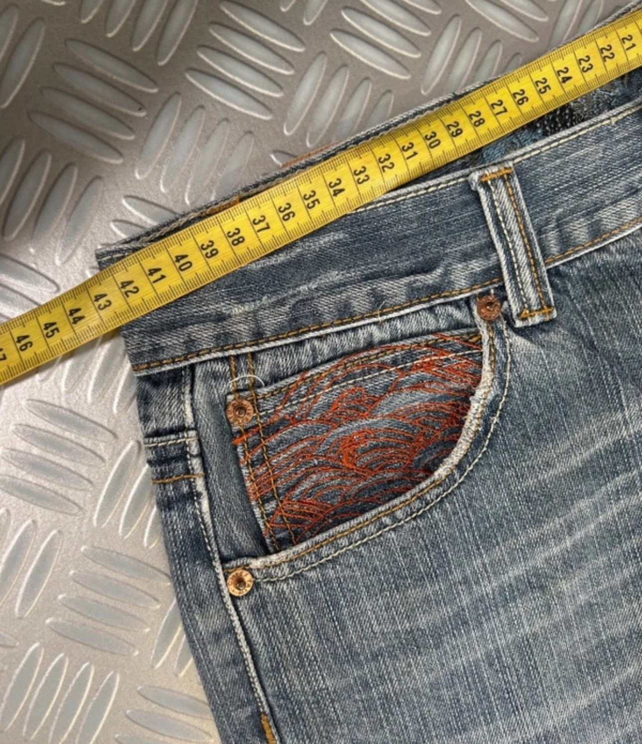 Vintage Tribal y2k japanese jeans 2000s