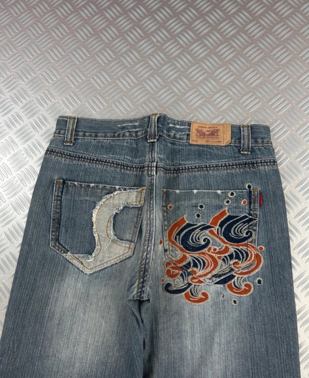 Vintage Tribal y2k japanese jeans 2000s