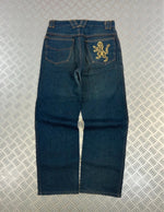 Vintage Embroidered hip hop y2k Baggy jeans 2000s