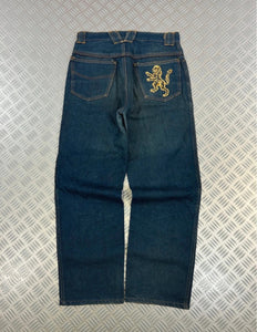 Vintage Embroidered hip hop y2k Baggy jeans 2000s
