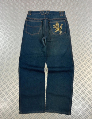 Vintage Embroidered hip hop y2k Baggy jeans 2000s