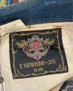 Vintage Embroidered hip hop y2k Baggy jeans 2000s