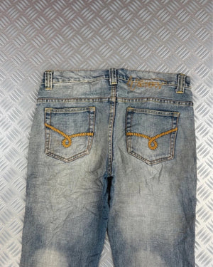 Vintage y2k Hip Hop Japanese Jeans 2000s Faded