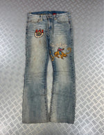 Vintage y2k Hip Hop Japanese Jeans 2000s Faded