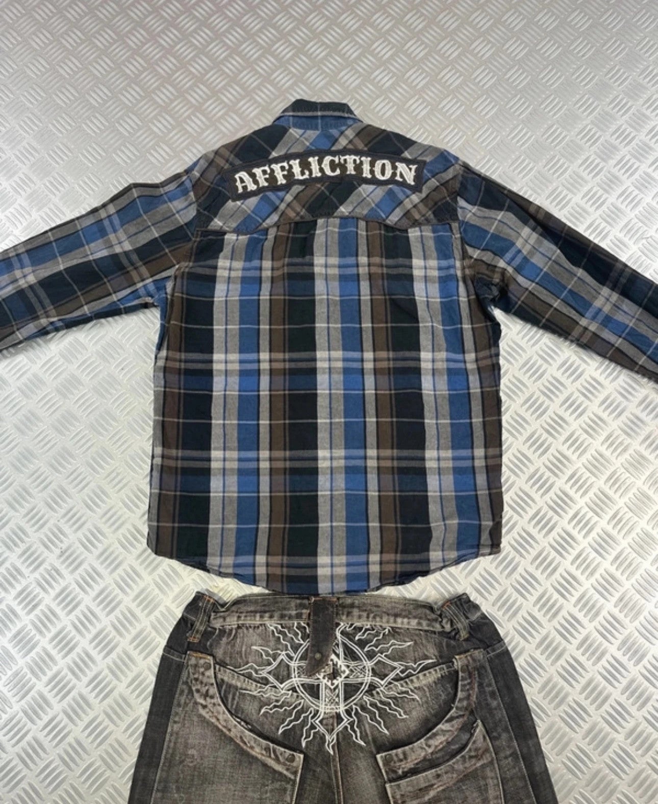 Vintage y2k Hip Hop Affliction Shirt 2000s rare