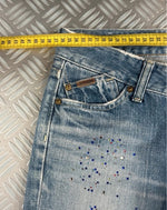 Vintage y2k Japanese Boot cut Jeans 2000s Blau M