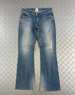 Vintage y2k Japanese Boot cut Jeans 2000s Blau M