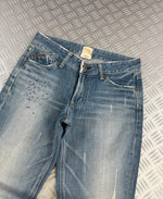 Vintage y2k Japanese Boot cut Jeans 2000s Blau M