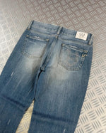 Vintage y2k Japanese Boot cut Jeans 2000s Blau M