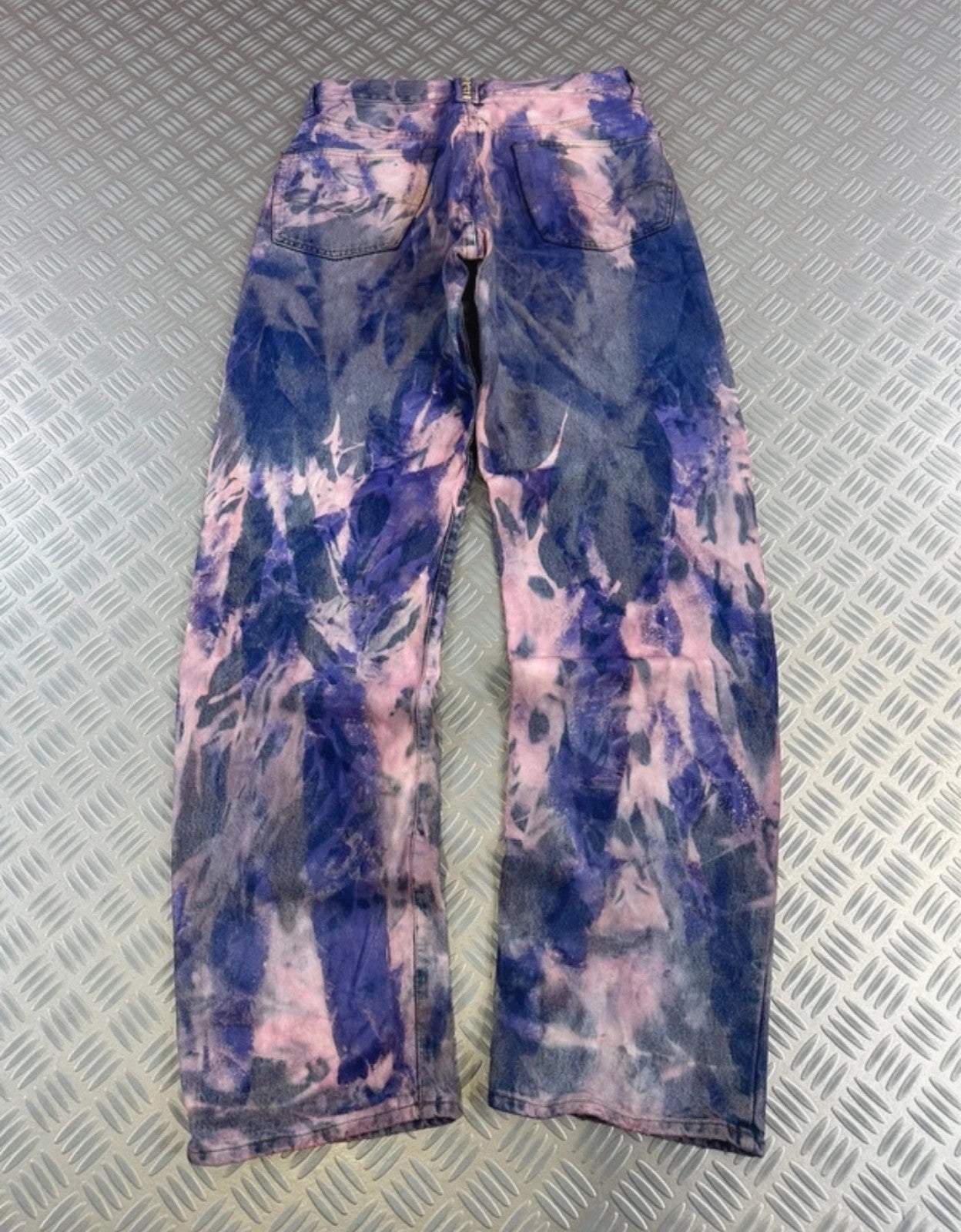 Vintage y2k Flared Japanese opium distressed Jeans Hip Hop 2000s style rare