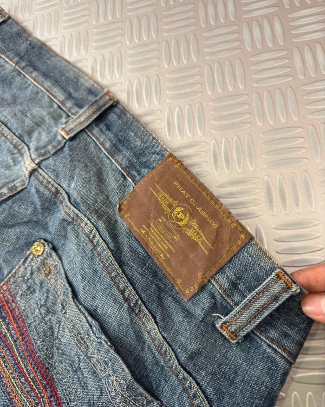 Vintage Phat Farm Original y2k Hip Hop Baggy Denim Jeans 00s