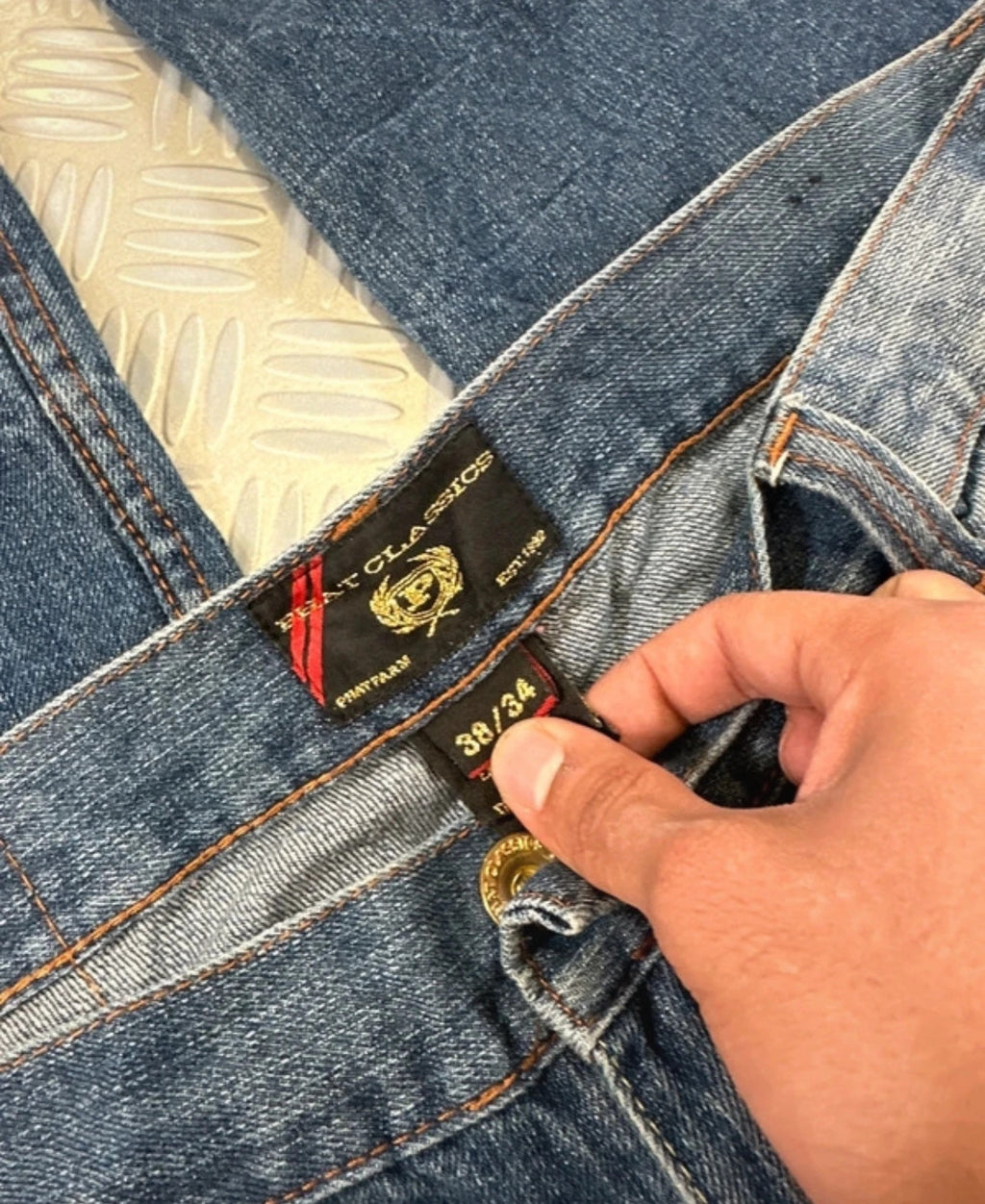 Vintage Phat Farm Original y2k Hip Hop Baggy Denim Jeans 00s