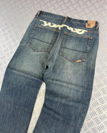Vintage Hip Hop DC y2k Baggy Denim Jeans 00s