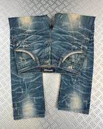 Vintage Flared y2k Hip Hop Japanese Jeans 2000s style