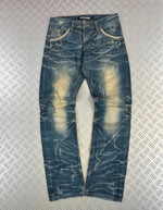 Vintage Flared y2k Hip Hop Japanese Jeans 2000s style
