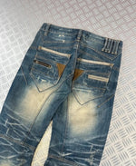 Vintage Flared y2k Hip Hop Japanese Jeans 2000s style