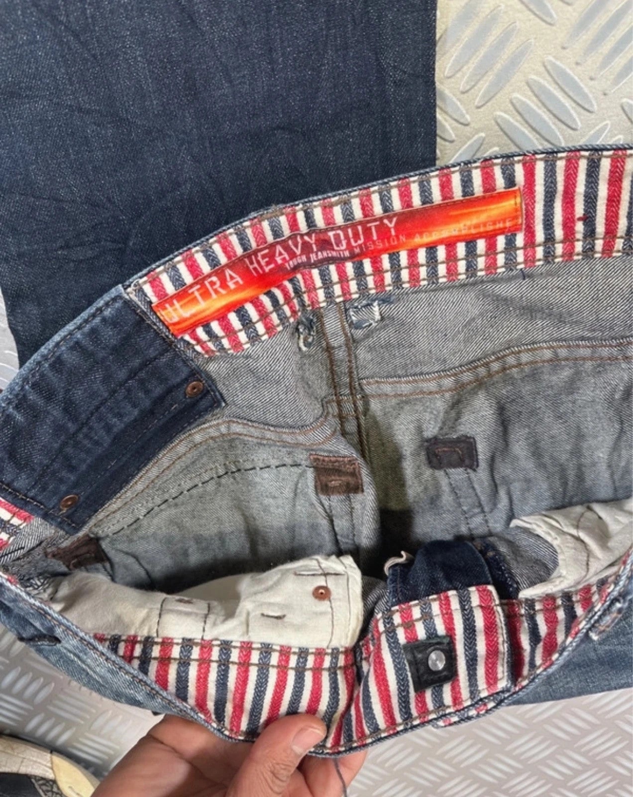 Vintage Tough y2k Flared Hip Hop Japanese Denim Jeans 2000s rare collection