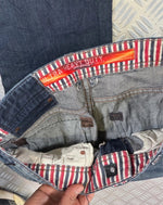 Vintage Tough y2k Flared Hip Hop Japanese Denim Jeans 2000s rare collection