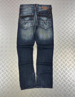 Vintage Tough y2k Flared Hip Hop Japanese Denim Jeans 2000s rare collection
