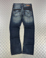 Vintage Tough y2k Flared Hip Hop Japanese Denim Jeans 2000s rare collection